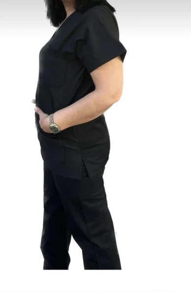 Alt Üst Takım Önlük Siyah