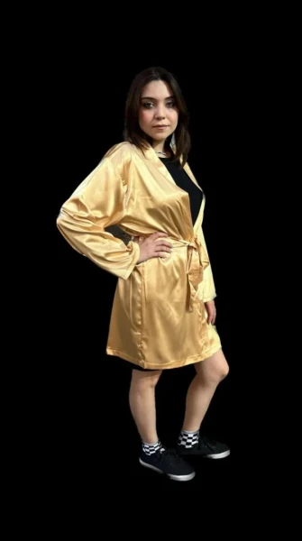Ipek Saten Kimono