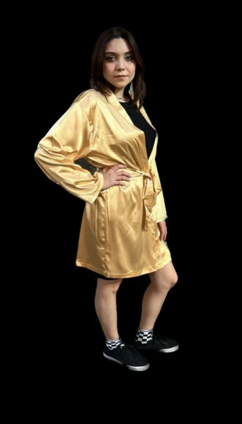 Ipek Saten Kimono
