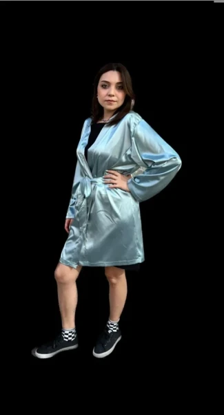 Ipek Saten Kimono