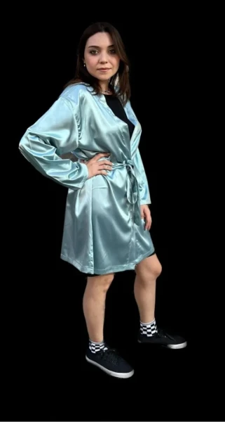 Ipek Saten Kimono